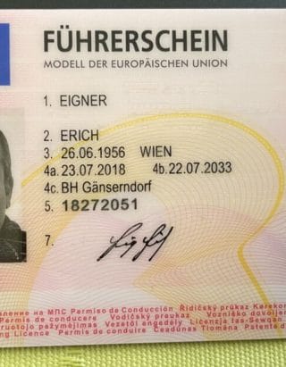 Buy Austrian Driver's License online